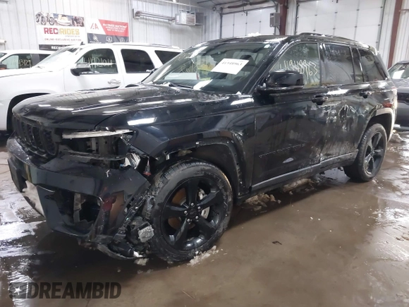 2023 Jeep Grand Cherokee Laredo with VIN 1C4RJHAG2PC640895, listed as a IAAI auction lot 41948963 with 45,500 mi miles and . Bid and sale history available at DreamBid. Image 20.