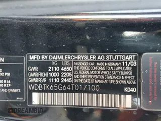 2004 Mercedes-Benz CLK 320 with VIN WDBTK65G64T017100, listed as a Copart auction lot 78289534 with 152,914 mi miles and Salvage Title. Bid and sale history available at DreamBid. Image 14.