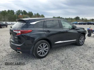 2024 Acura RDX Technology with VIN 5J8TC2H58RL013687, listed as a Copart auction lot 54567465 with 9,850 mi miles and Salvage title. Bid and sale history available at DreamBid. Image 3.