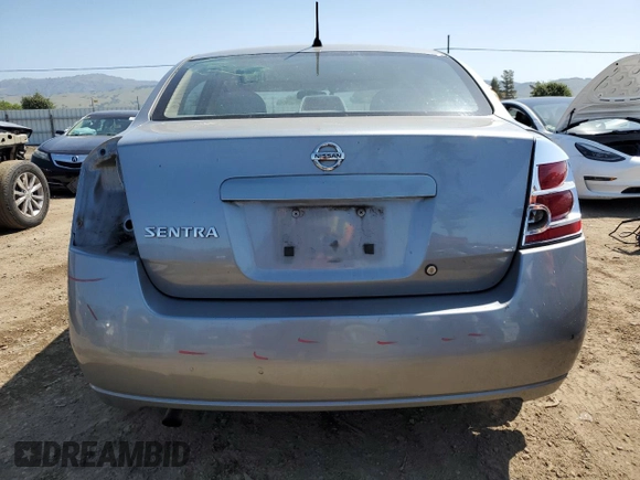 2008 Nissan Sentra S with VIN 3N1AB61E68L710002, listed as a Copart auction lot 55684405 with 134,710 mi miles and Salvage Title. Bid and sale history available at DreamBid. Image 6.