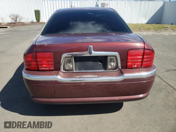 2002 Lincoln LS w/Base Pkg with VIN 1LNHM86S62Y681330, listed as a Copart auction lot 48846025 with 226,429 mi miles and Salvage Title. Bid and sale history available at carsss.com. Image 6.