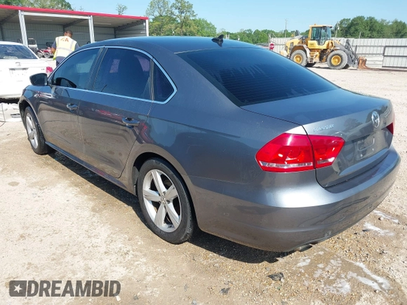 2015 Volkswagen Passat 1.8T Wolfsburg Ed with VIN 1VWAT7A3XFC115934, listed as a IAAI auction lot 41948035 with 243,143 mi miles. Bid and sale history available at carsss.com. Image 3.