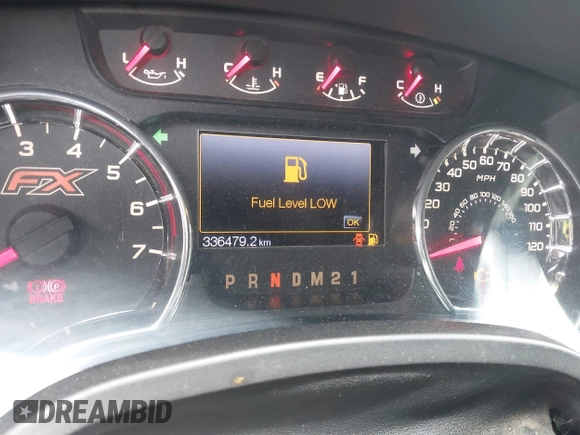 2012 Ford F-150 XL with VIN 1FTFW1ET9CFC43695, listed as a IAAI auction lot 42360004 with 336,479 mi miles and . Bid and sale history available at DreamBid. Image 7.
