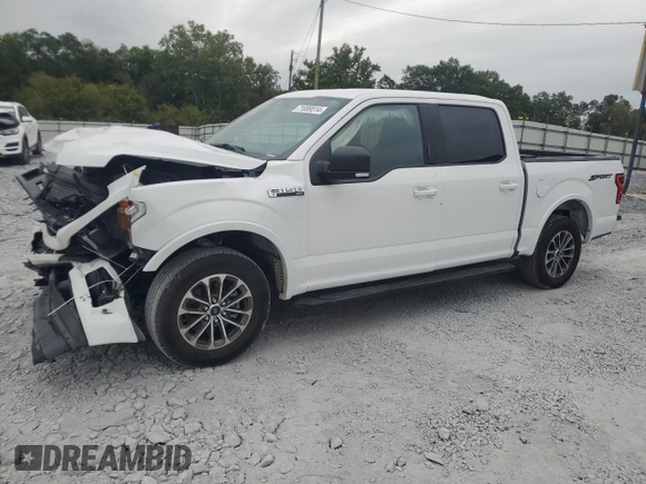 2020 Ford F-150 XL with VIN 1FTEW1CPXLKE54719, listed as a Copart auction lot 71089514 with 53,887 mi miles and Salvage Title. Bid and sale history available at carsss.com. Image 1.