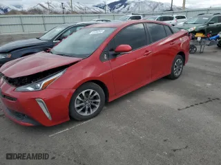 2022 Toyota Prius L Eco with VIN JTDKAMFU7N3158283, listed as a Copart auction lot 45386045 with 0 mi miles and Salvage Title. Bid and sale history available at carsss.com. Image 1.