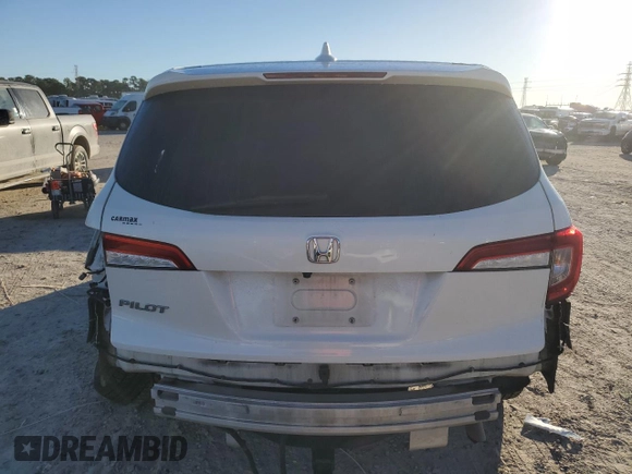 2019 Honda Pilot EX-L with VIN 5FNYF5H40KB019724, listed as a Copart auction lot 81987244 with 117,406 mi miles and Salvage title. Bid and sale history available at DreamBid. Image 6.