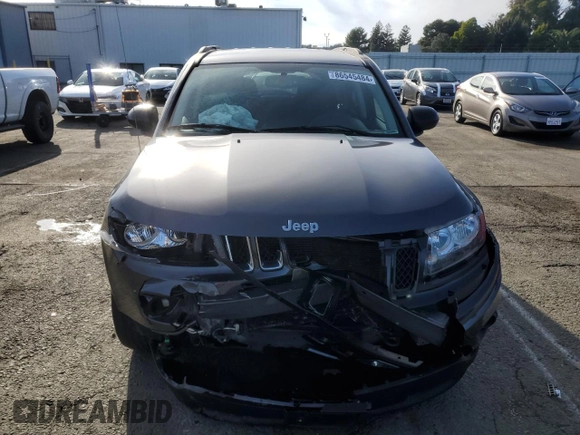 2015 Jeep Compass Sport with VIN 1C4NJCBB5FD377329, listed as a Copart auction lot 86545484 with 112,380 mi miles and Salvage Title. Bid and sale history available at carsss.com. Image 5.