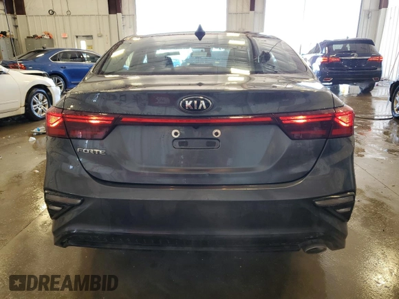 2021 Kia Forte LXS with VIN 3KPF24ADXME288622, listed as a Copart auction lot 46652045 with 12,392 mi miles and Salvage Title. Bid and sale history available at carsss.com. Image 6.