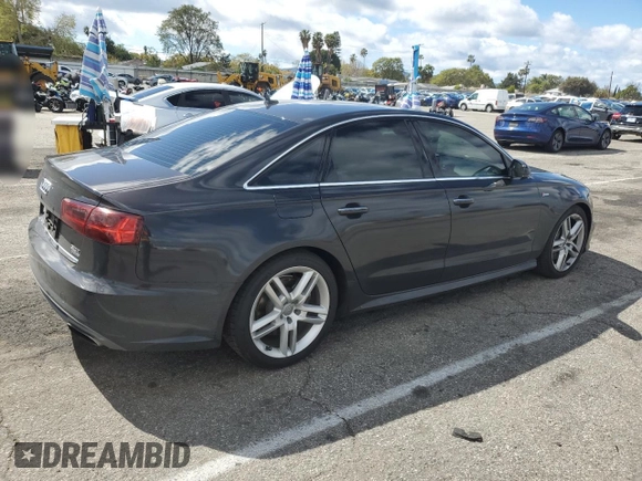 2016 Audi A6 Premium Plus with VIN WAUFGAFC4GN057387, listed as a Copart auction lot 49078355 with 99,493 mi miles and Salvage Title. Bid and sale history available at DreamBid. Image 3.