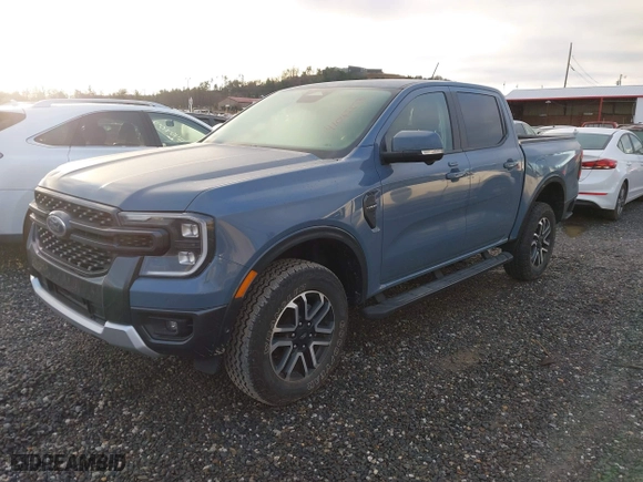 2024 Ford Ranger LARIAT with VIN 1FTER4KH7RLE02681, listed as a IAAI auction lot 41045878 with 10,527 mi miles. Bid and sale history available at carsss.com. Image 17.