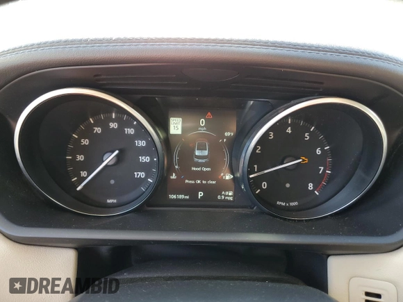 2016 Land Rover Range Rover Sport V6 HSE with VIN SALWR2VF5GA557881, listed as a Copart auction lot 54017675 with 106,189 mi miles and Clean Title. Bid and sale history available at carsss.com. Image 9.