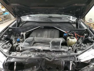 2015 BMW X5 xDrive35d with VIN 5UXKS4C55F0N12491, listed as a Copart auction lot 45736925 with 114,572 mi miles and Salvage Title. Bid and sale history available at carsss.com. Image 12.