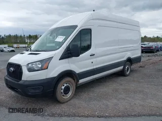 2022 Ford Transit Cargo with VIN 1FTBR3X85NKA74408, listed as a IAAI auction lot 42150248 with 88,887 mi miles and . Bid and sale history available at DreamBid. Image 17.