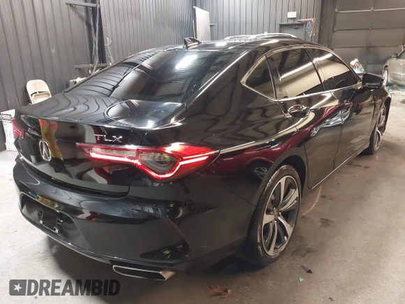 2024 Acura TLX Technology with VIN 19UUB5F41RA000648, listed as a IAAI auction lot 41118831 with 6,916 mi miles and . Bid and sale history available at DreamBid. Image 4.