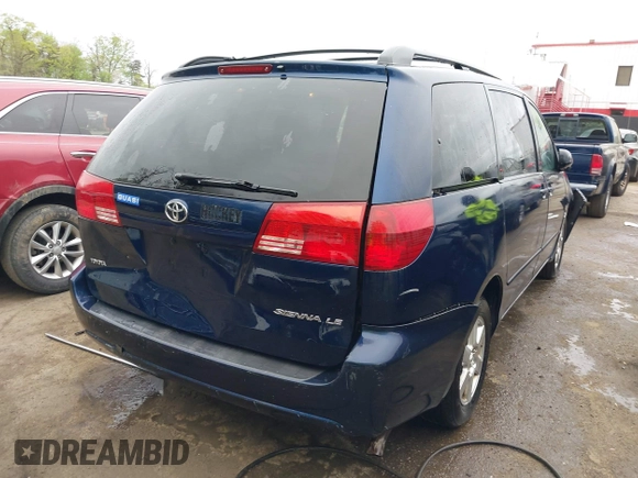 2005 Toyota Sienna CE with VIN 5TDZA23C05S362159, listed as a IAAI auction lot 42057129 with 254,100 mi miles and . Bid and sale history available at DreamBid. Image 6.