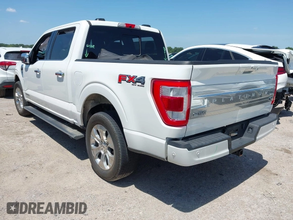 2021 Ford F-150 XL with VIN 1FTFW1ED8MFB12820, listed as a IAAI auction lot 42529140 with 16,892 mi miles and . Bid and sale history available at DreamBid. Image 3.