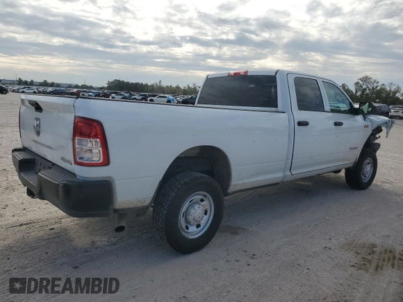2021 Ram 2500 Tradesman with VIN 3C6UR5HJ1MG582118, listed as a Copart auction lot 83188764 with 43,212 mi miles and Salvage title. Bid and sale history available at DreamBid. Image 3.