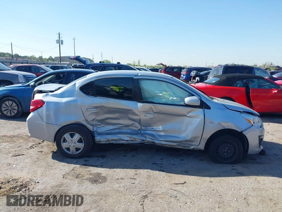 2020 Mitsubishi Mirage ES z VIN ML32F3FJ1LHF12385, wystawiony jako IAAI lot #41857039 z przebiegiem 64 909 mil mil oraz . Historia ofert i sprzedaży dostępna na DreamBid. Obrazek 13.