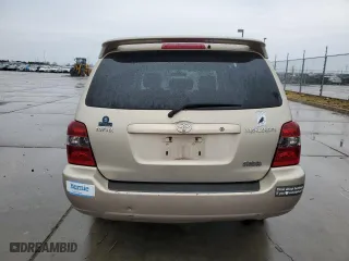 2007 Toyota Highlander with VIN JTEGD21A270161199, listed as a Copart auction lot 43567465 with 127,883 mi miles and Salvage Title. Bid and sale history available at carsss.com. Image 6.