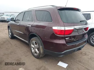 2012 Dodge Durango Citadel with VIN 1C4RDHEGXCC257282, listed as a IAAI auction lot 41043994 with 235,417 mi miles and . Bid and sale history available at DreamBid. Image 3.