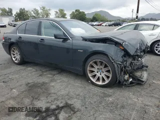 2002 BMW 7 Series 745i with VIN WBAGL63472DP59745, listed as a Copart auction lot 53166885 with 151,380 mi miles and Salvage Title. Bid and sale history available at carsss.com. Image 4.