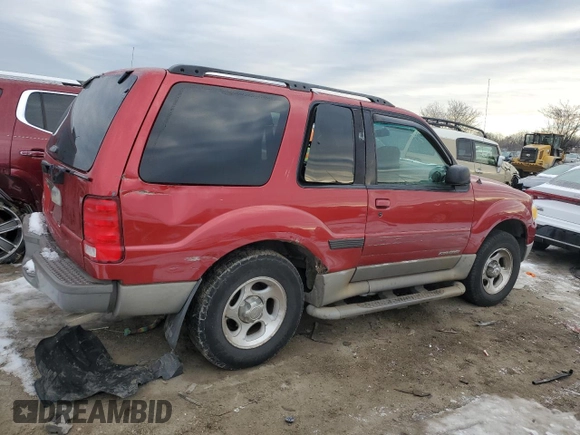 2002 Ford Explorer Sport Value with VIN 1FMYU60E02UC29341, listed as a Copart auction lot 88147345 with 164,167 mi miles and Salvage title. Bid and sale history available at DreamBid. Image 3.