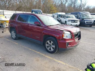 2016 GMC Terrain SLE with VIN 2GKALMEK9G6298423, listed as a IAAI auction lot 40803806 with 164,798 mi miles and . Bid and sale history available at carsss.com. Image 1.