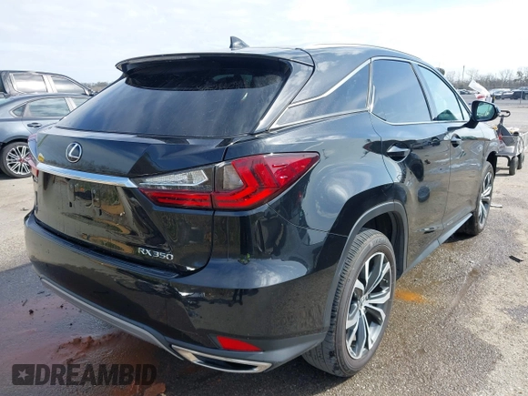 2021 Lexus RX 350 with VIN 2T2HZMAAXMC192607, listed as a IAAI auction lot 41739159 with 45,919 mi miles and . Bid and sale history available at DreamBid. Image 4.