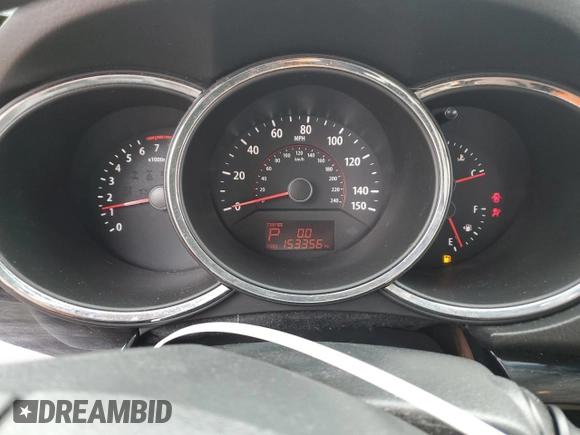 2011 Kia Sorento LX with VIN 5XYKTCA1XBG055187, listed as a Copart auction lot 53516875 with 153,356 mi miles and Salvage Title. Bid and sale history available at carsss.com. Image 9.