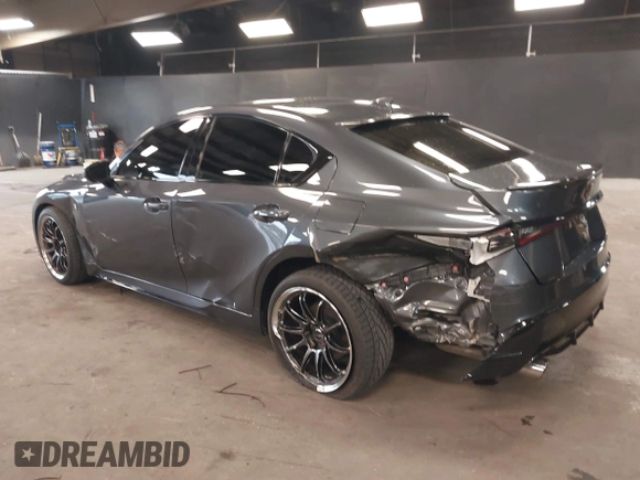 2022 Lexus IS 350 F Sport with VIN JTHGZ1E28N5023281, listed as a IAAI auction lot 41881141 with 29,040 mi miles and . Bid and sale history available at DreamBid. Image 3.