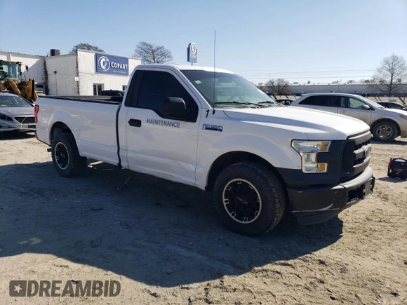 2016 Ford F-150 XL with VIN 1FTMF1C89GKD08483, listed as a Copart auction lot 46861185 with 142,105 mi miles and Clean Title. Bid and sale history available at carsss.com. Image 4.