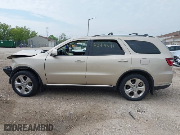 2015 Dodge Durango Limited with VIN 1C4RDJDGXFC709728, listed as a IAAI auction lot 42471591 with 159,115 mi miles and . Bid and sale history available at DreamBid. Image 13.