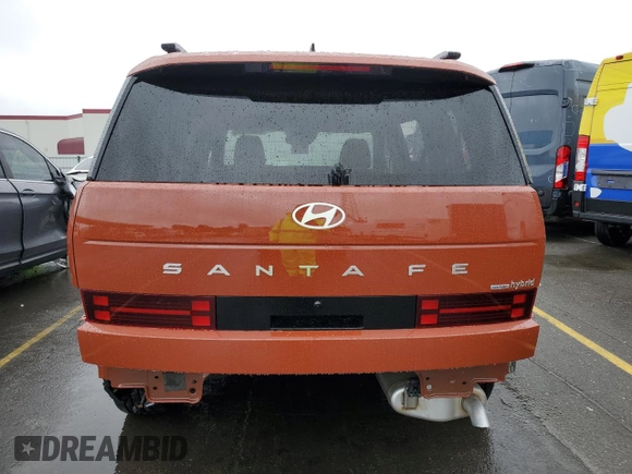 2025 Hyundai Santa Fe Hybrid Limited with VIN 5NMP3DG10SH020053, listed as a Copart auction lot 86007954 with 544 mi miles and Salvage Title. Bid and sale history available at carsss.com. Image 6.