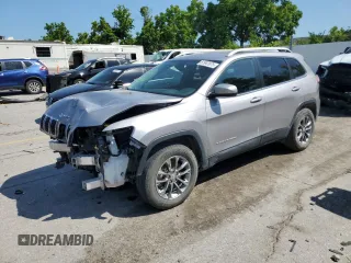 2019 Jeep Cherokee Latitude Plus with VIN 1C4PJMLB3KD437129, listed as a Copart auction lot 61947675 with 73,982 mi miles and Salvage title. Bid and sale history available at DreamBid. Image 1.