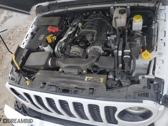2023 Jeep Gladiator Overland with VIN 1C6HJTFG0PL564950, listed as a Copart auction lot 80207494 with 28,058 mi miles and Salvage Title. Bid and sale history available at carsss.com. Image 11.