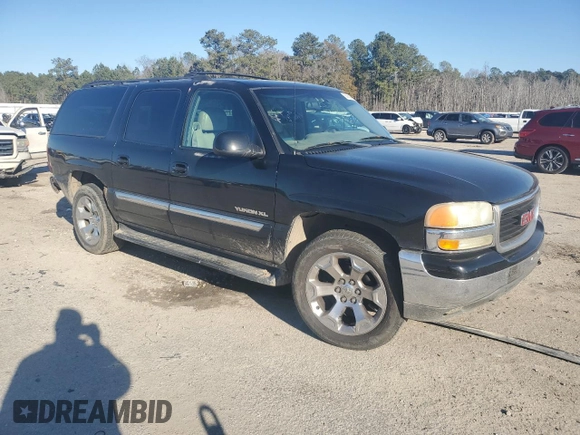 2002 GMC Yukon XL SLT with VIN 3GKFK16Z52G291565, listed as a Copart auction lot 89368425 with 0 mi miles and Salvage Title. Bid and sale history available at carsss.com. Image 4.