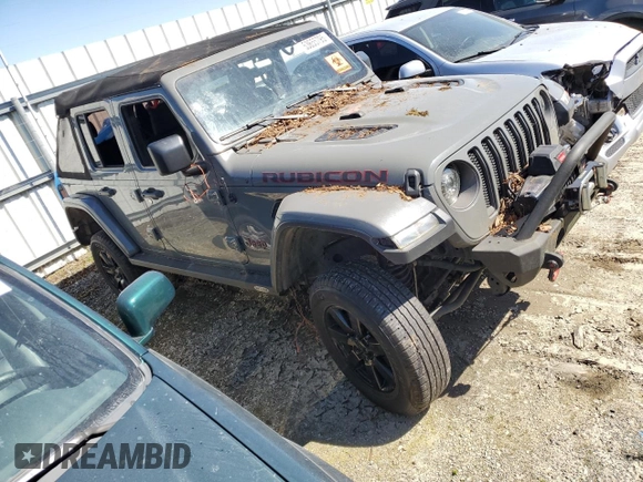 2019 Jeep Wrangler Unlimited Rubicon с VIN 1C4HJXFG8KW615070, выставлен на аукционе Copart как лот 53655795 с пробегом 67 407 миль миль и Списание • Salvage title. История ставок и продаж доступна на DreamBid. Изображение 4.