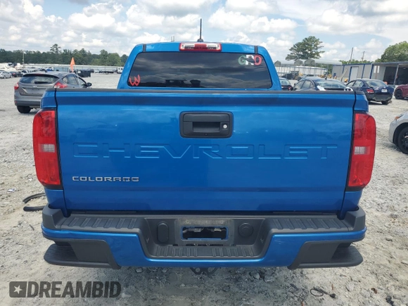 2021 Chevrolet Colorado 2WD Work Truck with VIN 1GCGSBEA1M1253365, listed as a Copart auction lot 66884955 with 85,357 mi miles and Clean title. Bid and sale history available at DreamBid. Image 6.