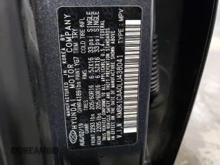 2020 Hyundai Kona SE with VIN KM8K1CAA0LU438041, listed as a Copart auction lot 37193543 with 38,974 mi miles. Bid and sale history available at carsss.com. Image 13.