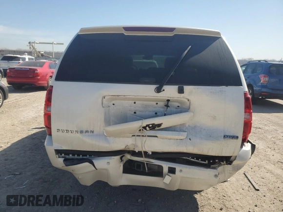 2008 Chevrolet Suburban LTZ with VIN 1GNFK163X8R203214, listed as a Copart auction lot 48798295 with 172,576 mi miles and Salvage Title. Bid and sale history available at carsss.com. Image 6.