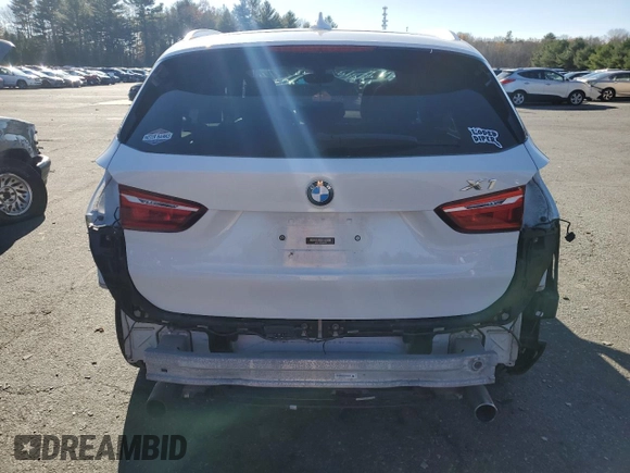 2016 BMW X1 xDrive28i with VIN WBXHT3C32G5E52052, listed as a Copart auction lot 79522024 with 76,995 mi miles and Salvage Title. Bid and sale history available at carsss.com. Image 6.
