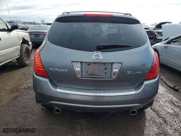 2007 Nissan Murano SL with VIN JN8AZ08W47W657964, listed as a Copart auction lot 47076565 with 114,971 mi miles and Salvage Title. Bid and sale history available at carsss.com. Image 6.