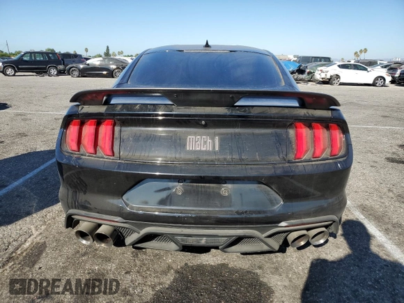 2021 Ford Mustang Mach 1 with VIN 1FA6P8R09M5553543, listed as a Copart auction lot 70887534 with 32,439 mi miles and Salvage Title. Bid and sale history available at carsss.com. Image 6.