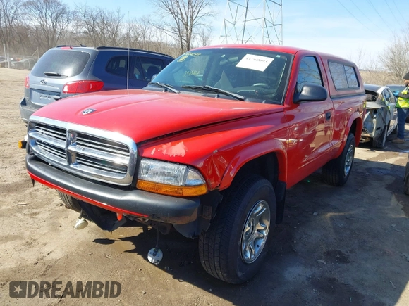 2004 Dodge Dakota с VIN 1D7GG36K04S680034, выставлен на аукционе IAAI как лот 41760693 с пробегом 166 561 миль миль и . История ставок и продаж доступна на DreamBid. Изображение 2.