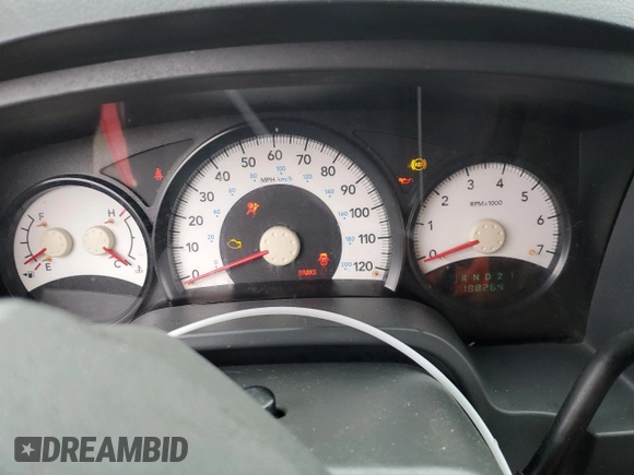 2005 Dodge Dakota ST with VIN 1D7HE28K65S327610, listed as a Copart auction lot 85671484 with 188,264 mi miles and Salvage Title. Bid and sale history available at DreamBid. Image 9.