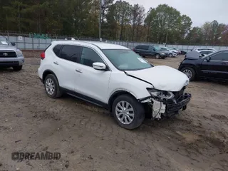 2017 Nissan Rogue SV with VIN KNMAT2MTXHP513920, listed as a IAAI auction lot 40800668 with 105,460 mi miles. Bid and sale history available at carsss.com. Image 1.