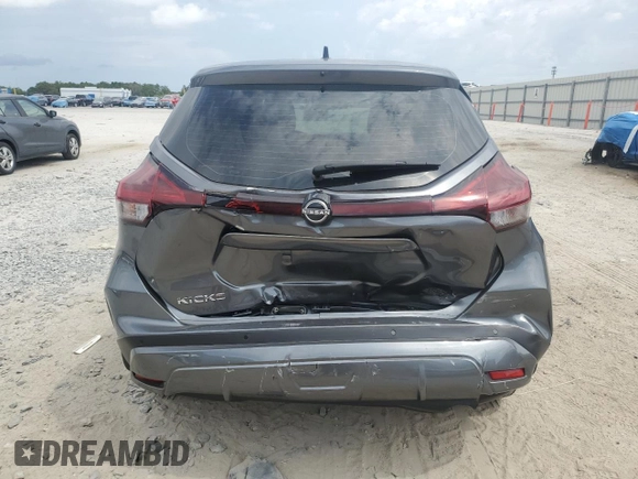 2023 Nissan Kicks S with VIN 3N1CP5BV7PL523451, listed as a Copart auction lot 54800095 with 11,333 mi miles and Salvage Title. Bid and sale history available at DreamBid. Image 6.