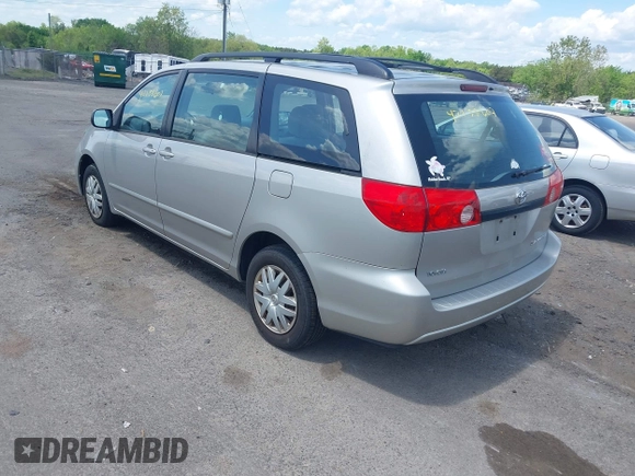 2008 Toyota Sienna CE with VIN 5TDZK23C88S201351, listed as a IAAI auction lot 42158607 with 213,618 mi miles. Bid and sale history available at carsss.com. Image 3.
