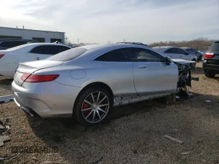 2016 Mercedes-Benz S 63 AMG with VIN WDDXJ7JB6GA011809, listed as a Copart auction lot 53154455 with 73,572 mi miles and Salvage Title. Bid and sale history available at DreamBid. Image 3.