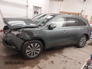 2015 Acura MDX Tech Pkg with VIN 5FRYD4H43FB015168, listed as a IAAI auction lot 41342807 with 85,366 mi miles. Bid and sale history available at carsss.com. Image 14.